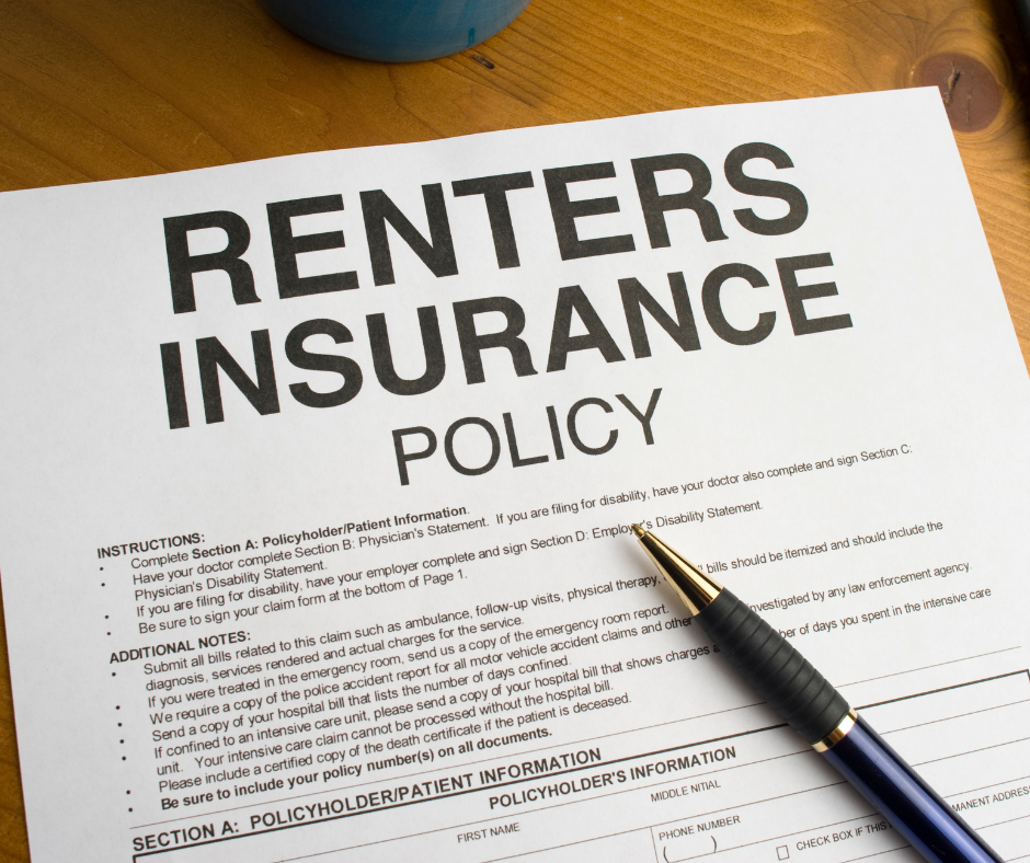 an image of a sample renters insurance policy, representing renters insurance.