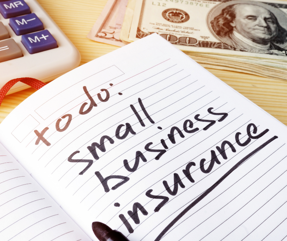 A sample "to-do" list showing that the person needs small business insurance, representing we serve small business owners and can provide business insurance.
